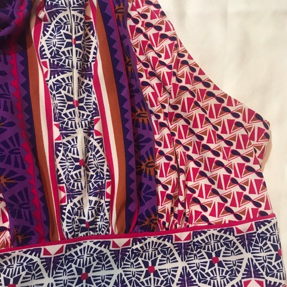 Maggy London Purple Red Summer Dress - Picture 2 of 5